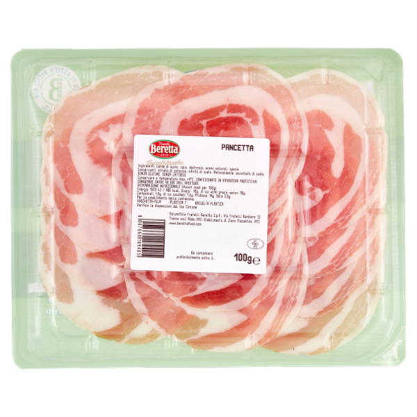 Fratelli Beretta Fresca Salumeria Pancetta Classica 100 g