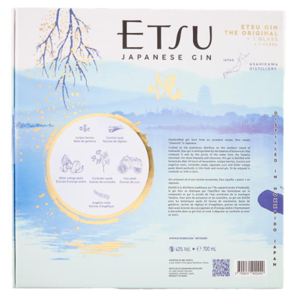 Etsu Japanese Gin 700 ml + Bicchiere