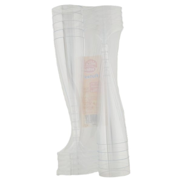 Selex Casa Bella Bicchieri Flutes Trasparenti 140 cc 10 pezzi