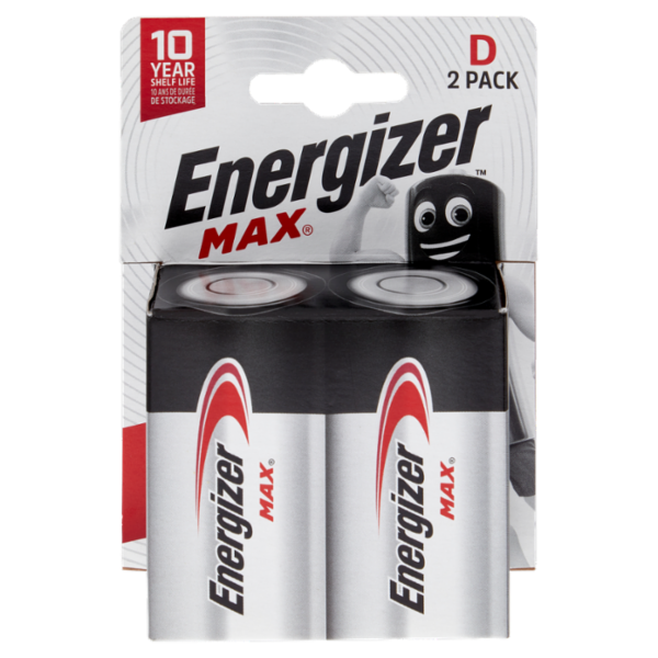 Energizer Max Alkaline D 2 pz
