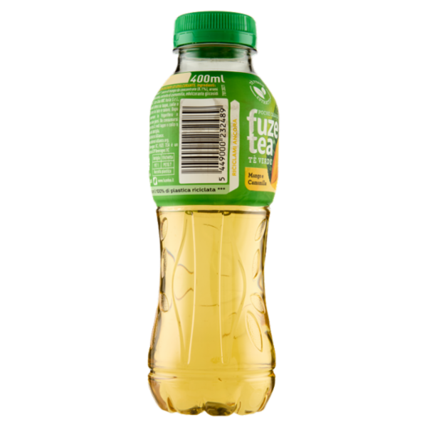 FUZE TEA al Tè Verde, Tè verde Mango e Camomilla PET 400 ml