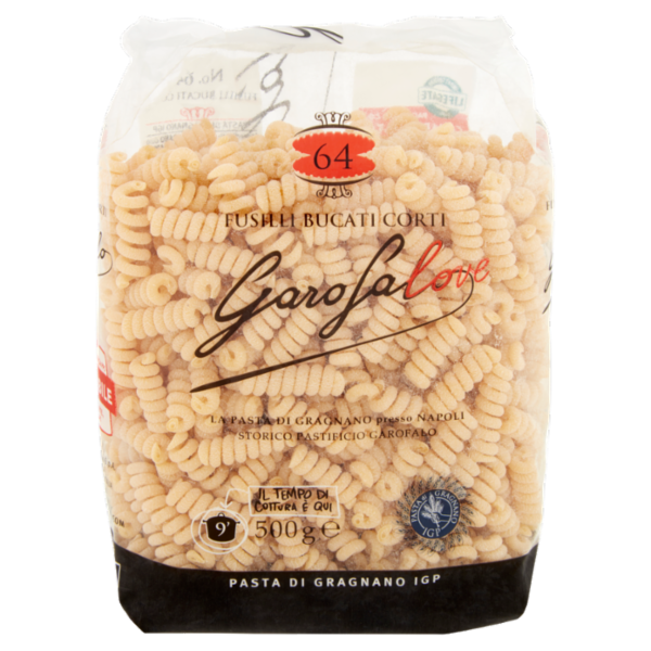 Garofalo Fusilli Bucati Corti 64 Pasta di Gragnano IGP 500 g