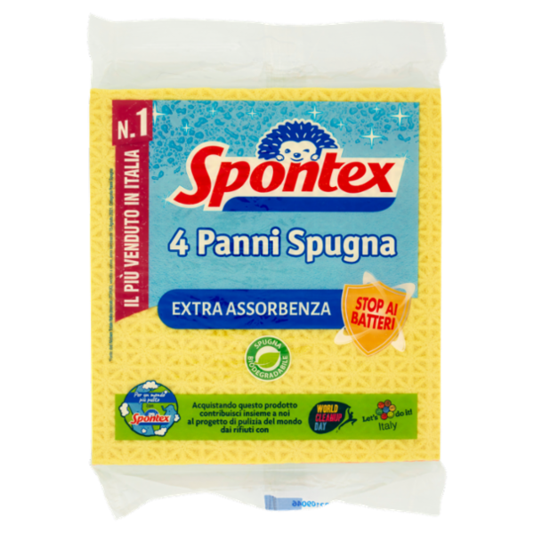 Spontex Panni Spugna x4