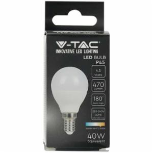 V Tac Termoplastica E14 4.5W 40W 3000 K C