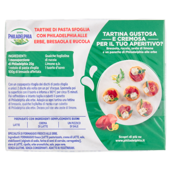 Philadelphia Fantasie formaggio fresco spalmabile alle Erbe - 6x25g