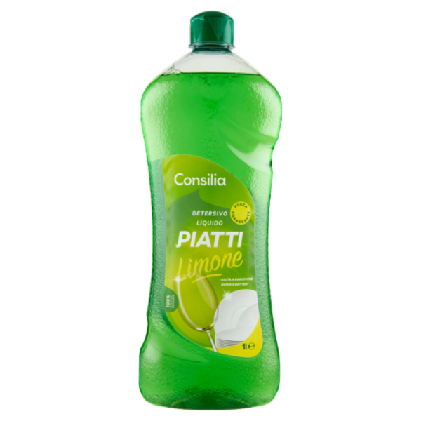 Consilia Detersivo per Stoviglie Limone 1 L