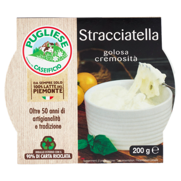 Caseificio Pugliese Stracciatella 200 g