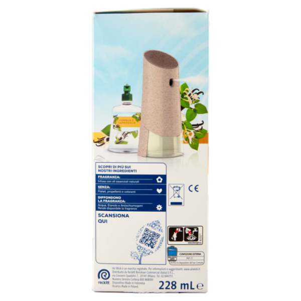 Air Wick Active Fresh Diffusore Automatico Vaniglia e Caprifoglio Profumatore per ambiente 228 ml