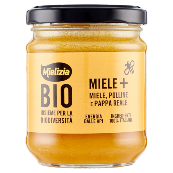 Mielizia Bio Miele+ Miele, Polline e Pappa Reale 250 g