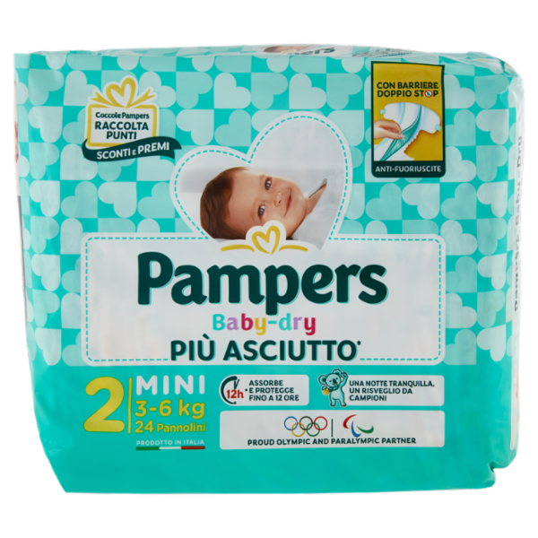 Pampers Baby-dry Mini 24 pz