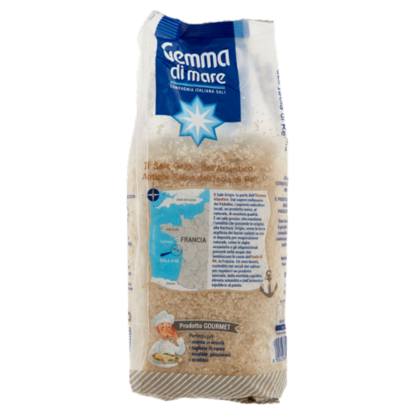 Gemma di mare Gli Integrali Sale Grigio dell'Atlantico Grosso al Naturale 1000 g
