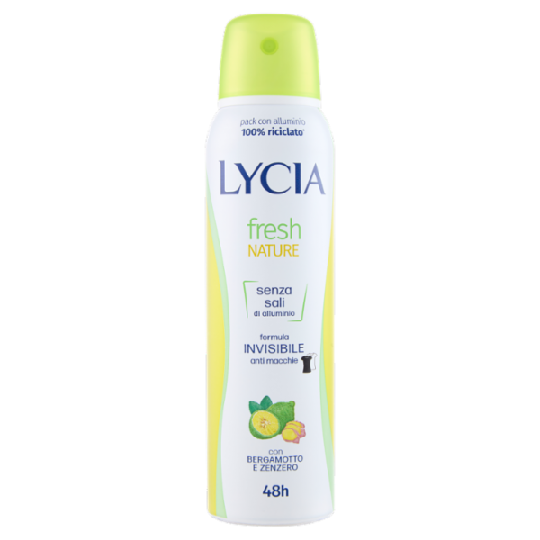 Lycia fresh Nature con Bergamotto e Zenzero deo spray 150 ml