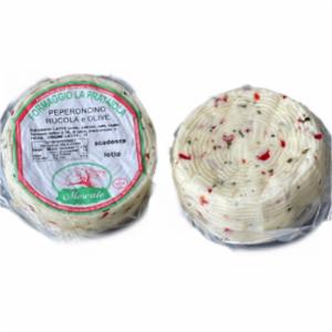 Formaggio Prataiola Al Peperoncino, Rucola E Olive