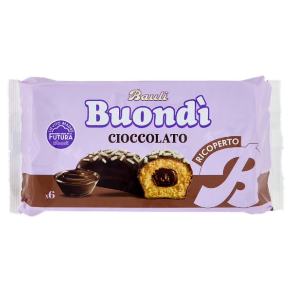 Bauli Buondì Cioccolato Ricoperto 6 x 46 g