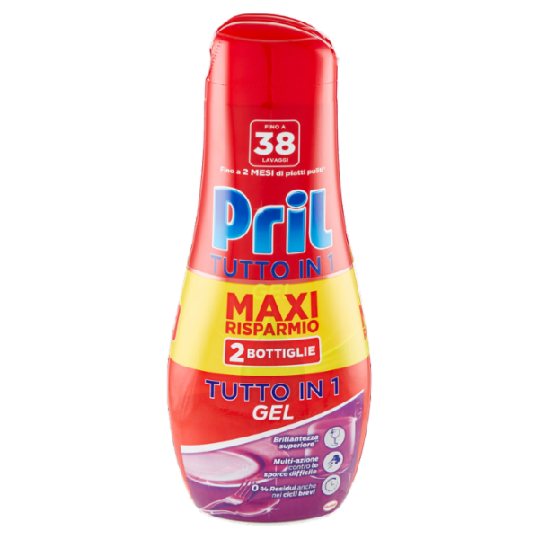 PRIL Tutto in 1 Gel Classico 2x684ml