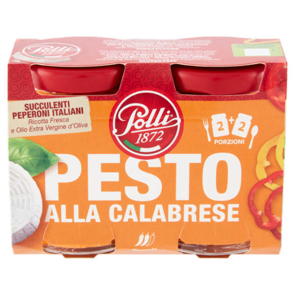 Polli Pesto alla Calabrese con Ricotta Fresca 2 x 90 g