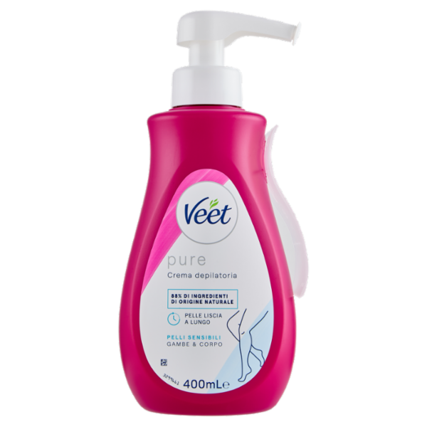 Veet pure Crema depilatoria Pelli Sensibili 400 mL