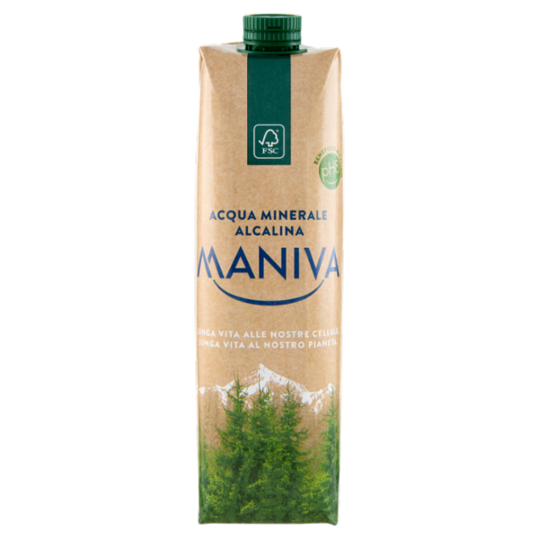 Maniva Acqua Oligominerale Alcalina Smile-Box 1 L