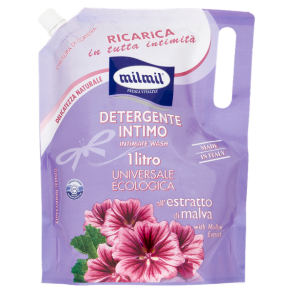 milmil Detergente Intimo all'estratto di malva Universale Ecologica 1 litro