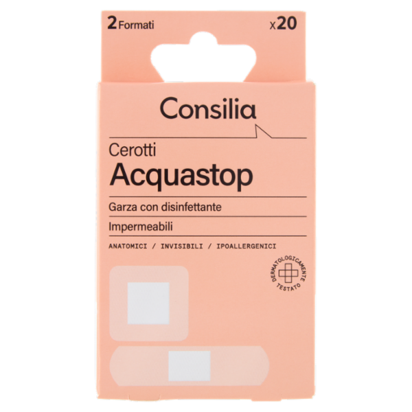 Consilia Cerotti Acquastop 2 Formati 20 pezzi