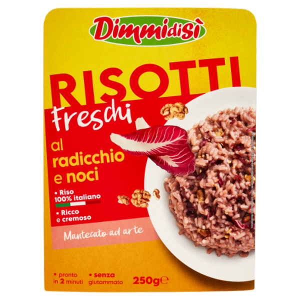 DimmidiSì Risotti Freschi al radicchio e noci 250 g