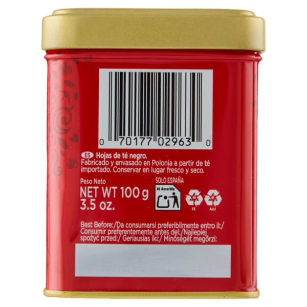 Twinings English Breakfast Tea Tè Nero classico Sfuso in latta The 100 g