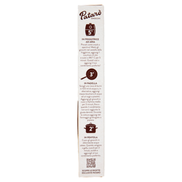 Patarò Gnocchi Pataorto Solo Patate e Zucca 400 g