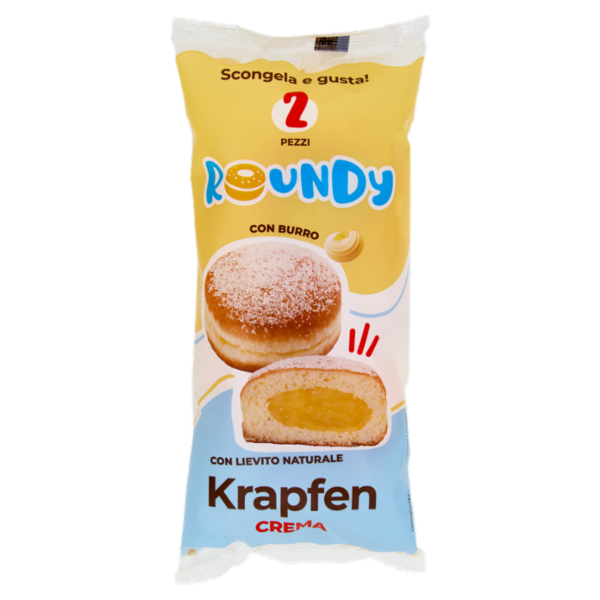 Roundy Krapfen Crema 2 Pezzi 160 g