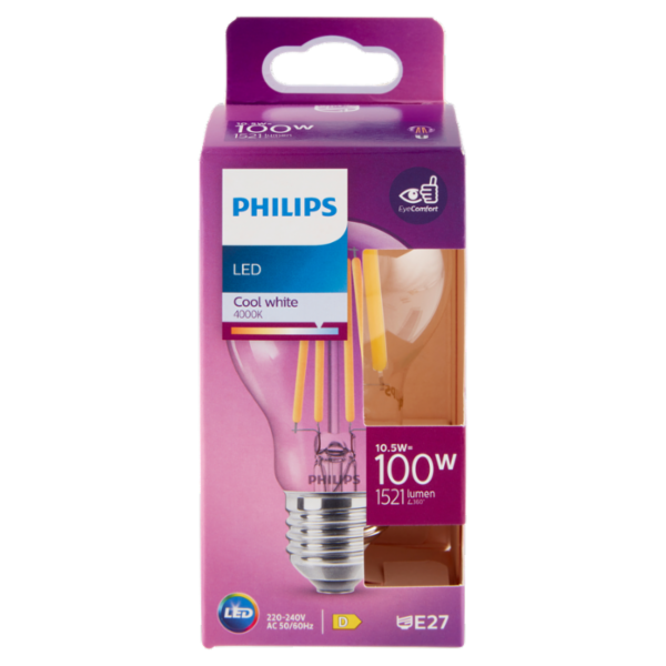 Philips Led sfera filamento 100W E27 4000K