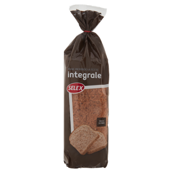 Selex Pane Morbido Integrale a Fette 400 g