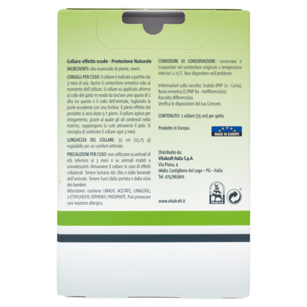 Vitakraft Collare Effetto Scudo 35cm per gatti 1 pz