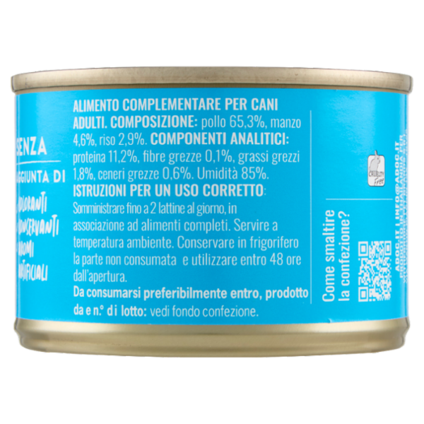 ADoC For Dogs Naturally Premium Filetti di Pollo con Manzo in Gelatina 170 g