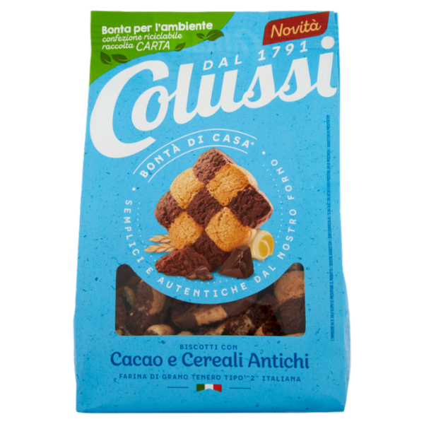 Colussi Biscotti con Cacao e Cereali Antichi 260 g