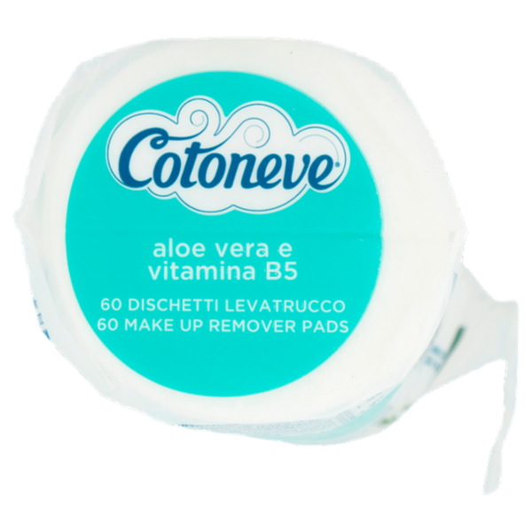 Cotoneve Dischetti Levatrucco aloe vera e vitamina B5 60 pz