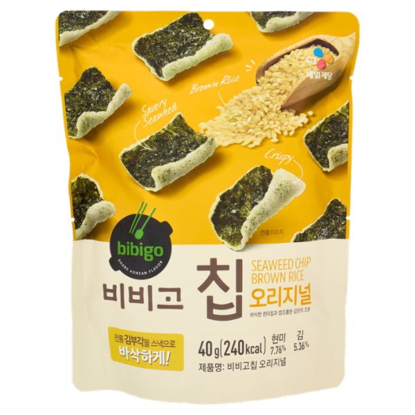 bibigo Seaweed Chip Brown Rice 40 g