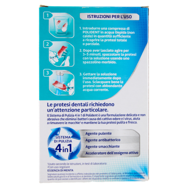 Polident Intensa Freschezza, Pulitore quotidiano per Protesi Dentale 36 cp
