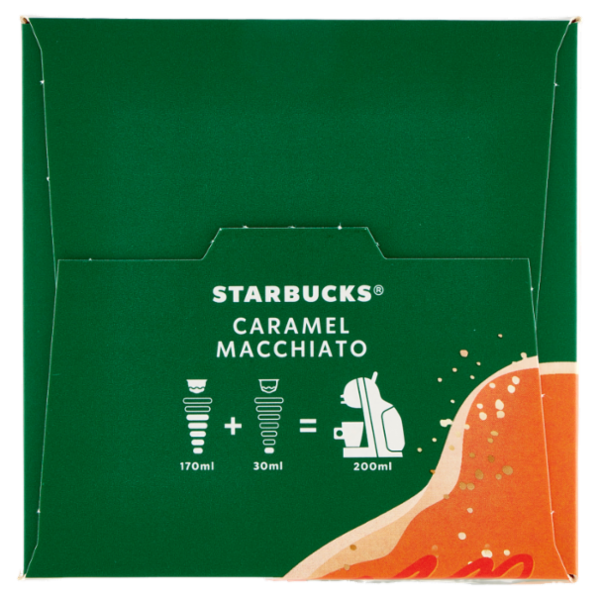 STARBUCKS Caramel Macchiato by Nescafé Dolce Gusto Latte Caramello e Caffè 12 Capsule 127,8 g
