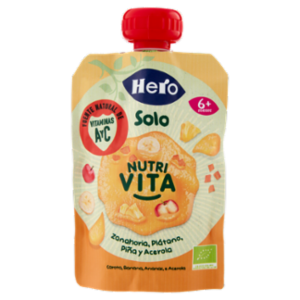 Hero Solo Nutri Vita Carota, Banana, Ananas, e Acerola 100 g