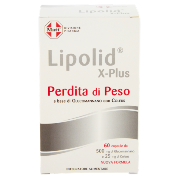 Matt Divisione Pharma Lipolid X-Plus Perdita di Peso 60 capsule 41,4 g