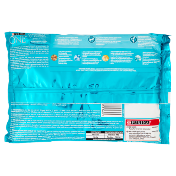 PURINA ONE Single Serve - Adult - Pollo e Manzo - 4x85g