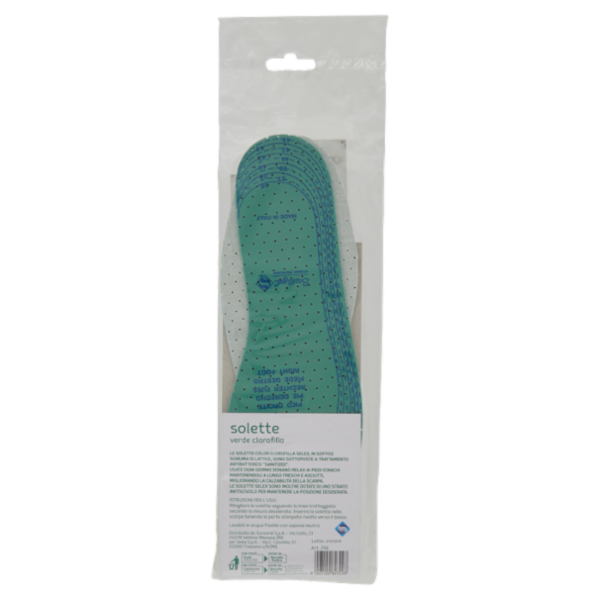 Selex Solette alla Clorofilla Verdi Misura 36-46 2 pezzi