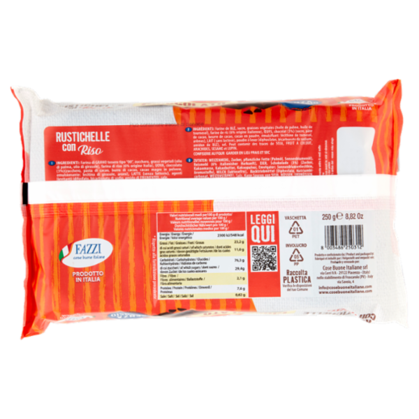 Fazzi Rustichelle con Riso Cioccolato 250 g