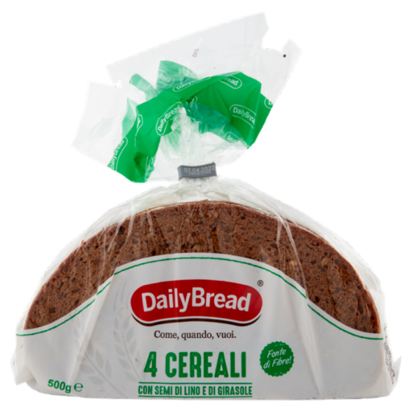 DailyBread 4 Cereali con Semi di Lino e di Girasole 500 g