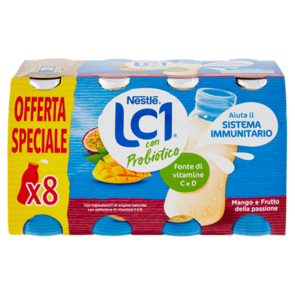 NESTLÉ LC1 con Probiotico Mango e Frutto della passione 8 x 90 g