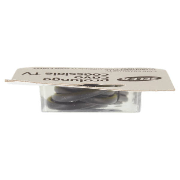 Selex Cavo Tv Spina Assiale + 1 Presa Assiale Diametro 9,5 mm Nero 2 m