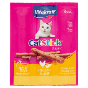 Vitakraft CatStick Classic Pollame & Fegato 3 Sticks 18 g
