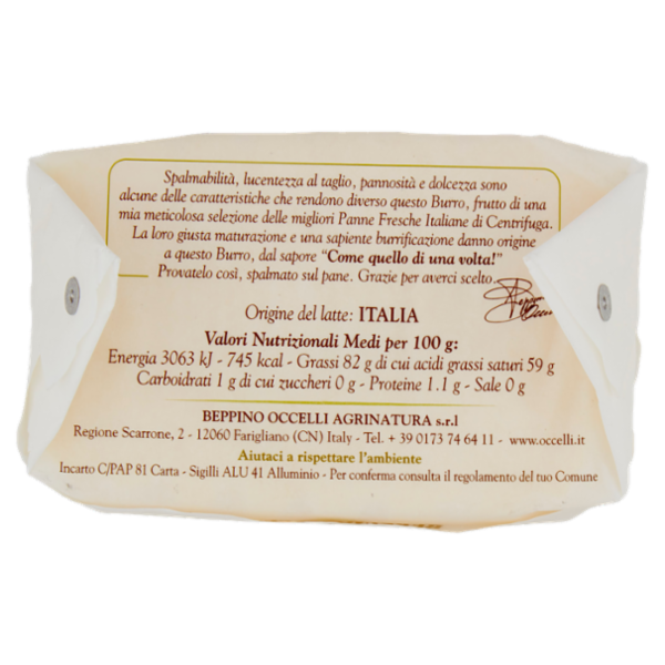 Beppino Occelli Burro Italiano 125 g