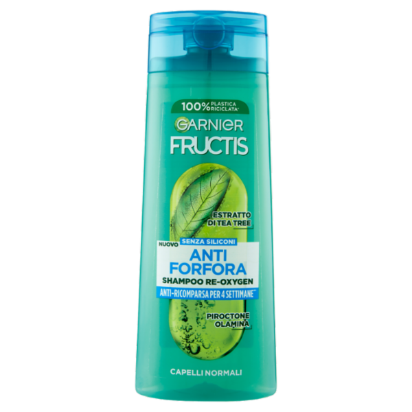 Garnier Fructis Shampoo Antiforfora reoxygen, per capelli normali, 250 ml