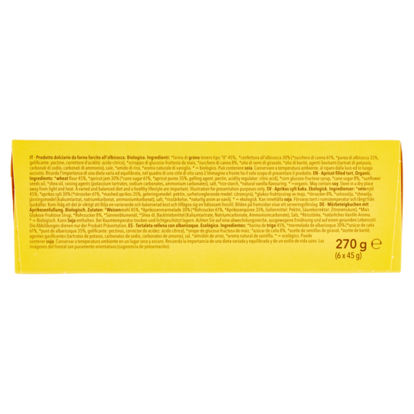 Germinal Bio Crostatina Albicocca 6 x 45 g