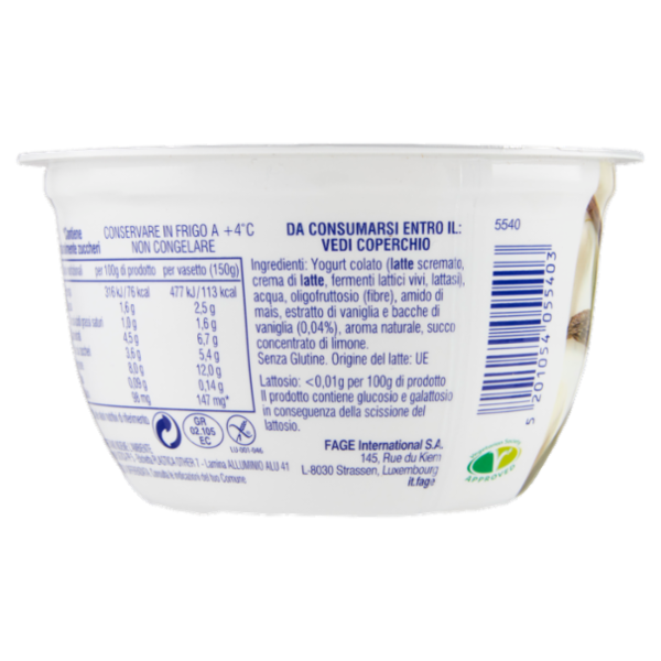 Fage TruBlend vaniglia 150 g